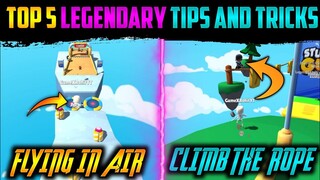 Top 5 Legendary Tips and Trick's | Stumble Guys: Multiplayer Royal