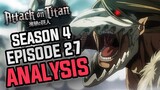RETROSPECTIVE! Attack on Titan Season 4 Episode 27 Breakdown/Analysis!
