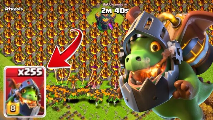500 Inferno Dragon vs Inferno Towers (Clash of Clans)