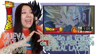 AL FINN! TRAILER DE DRAGON BALL SUPER: SUPER HERO EN LATINO OFICIAL!! NUEVA VOZ | Reacción || jekuxd