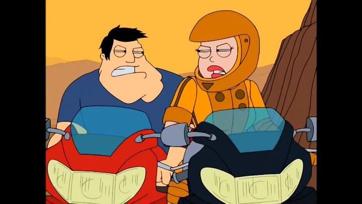 [American Dad 23] Couple Violence Motorcycle, Slave Master Roger's Paradise