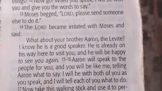 Daily Verse.                  Exodus 4:13-17