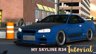 New Tutorial for my Nissan Skyline GTR R34 Build | Car Parking Multiplayer New Update