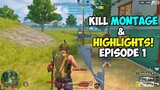 KILL MONTAGE & HIGHLIGHTS EPISODE 1! (Rules Of Survival Battle: Royale)