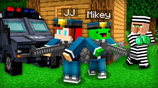 How Mikey & JJ Became SWAT in Minecraft Challenge (Maizen Mazien Mizen)