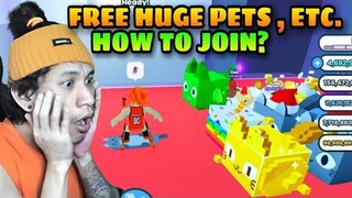 Huge Giveaways, How To Join | Pet Simulator X - Roblox