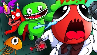 [ANIMATION] 🌈Rainbow Friends Vs Garten Of Banban!! | Garten Of Banban Cartoon! | Slime Cat