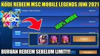 KODE REDEEM MSC MOBILE LEGENDS JUNI 2021!!! KODE REDEEM TERBARU MOBILE LEGENDS HARI INI