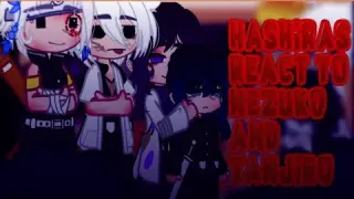 °•Hashiras react to Nezuko and Tanjiro•°(🇺🇸/🇧🇷/🇪🇸)