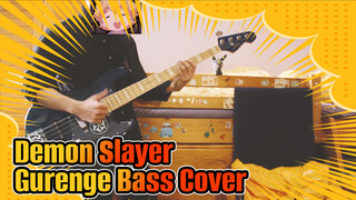 Demon Slayer OP Gurenge BASS COVER | Slap Bass