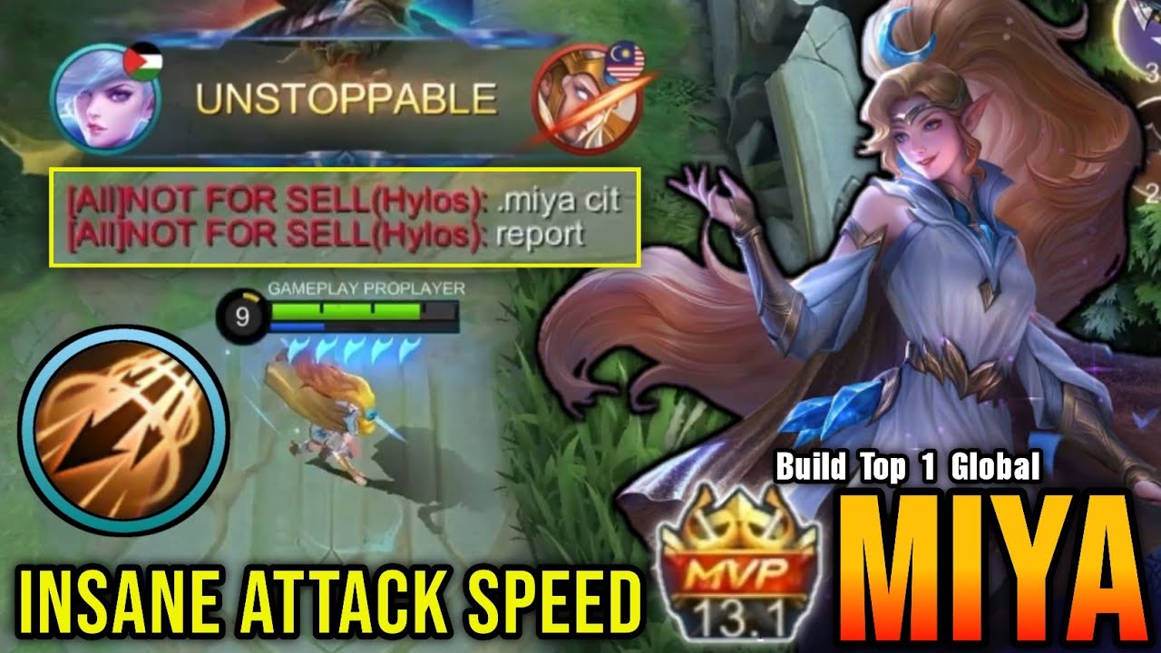 The Next META!! Miya with New Inspire Insane Attack Speed - Build Top 1  Global Miya ~ MLBB - BiliBili