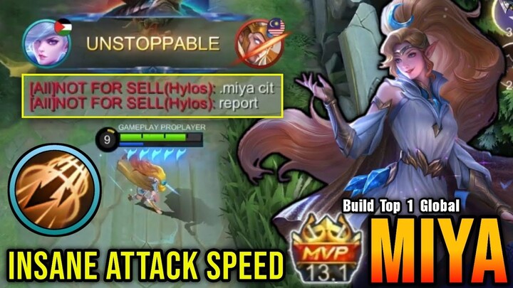 The Next META!! Miya with New Inspire Insane Attack Speed - Build Top 1 Global Miya ~ MLBB
