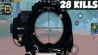 PUBG MOBILE GAMEPLAY WITH A KID 28 KILL GAMEPLAY 8 FINGER CLAW