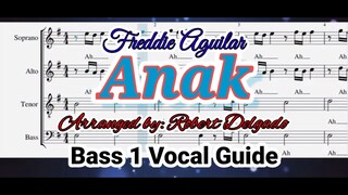 ANAK_SATB (BASS 1) Arranged by Robert Delgado