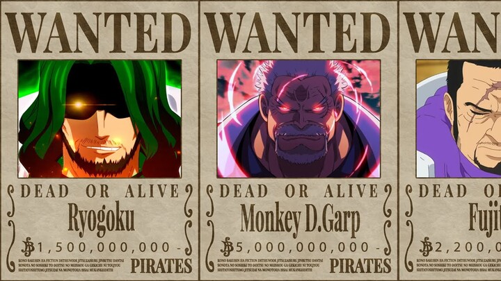 One Piece Marines Bounties