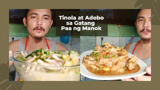 ADOBO SA GATA AT TINOLANG PAA NG MANOK | Simpol 101