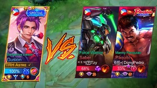 ASTRE VS SENIOR SABER & PAQUITO!! EZ SAVAGE??🔥 | MLBB