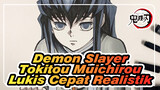 Proses Menggambar Realistik Cepat Hashira Kabut - Tokitou Muichirou | Demon Slayer_1