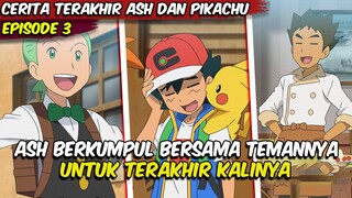 BERKUMPULNYA KEMBALI TRIO LEGEND MEZASE POKEMON MASTER - mezase pokemon master episode 3