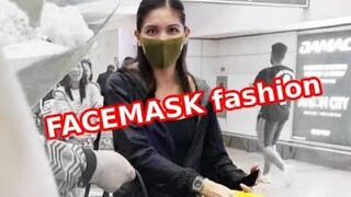 FACEMASK ang getup lagi ni Maine eh - Bagong FASHION TREND?