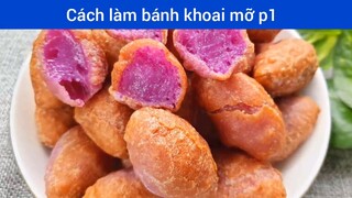 Cách làm bánh khoai mỡ p1