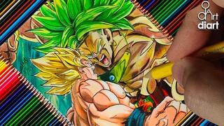 Drawing Goku Vs Broly (Collab) | diArt