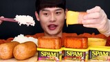 Mukbang cơm trắng với Spam #mukbang
