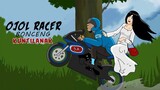 Ojol Racer Bonceng Kuntilanak - Kartun Hantu Lucu