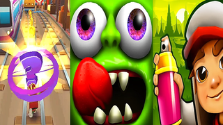 Subway Surfers Mystery Monday (King) VS Zombie Tsunami Compilation