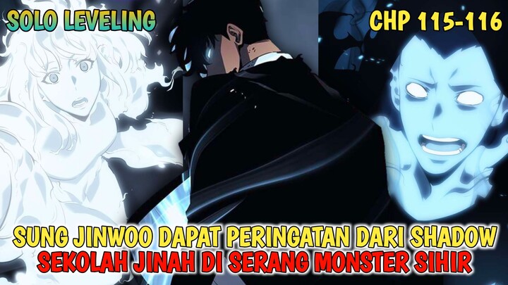 SUNG JINWOO DAPAT PERINGATAN DARI SHADOW !!! SEKOLAH JINAH DI SERANG MONSTER SIHIR - SOLO LEVELING