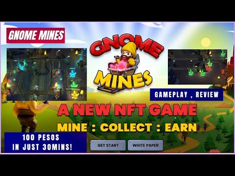 Gnome Mines | New Nft , EARN 100 PESOS IN 30MINS  ( Tagalog )