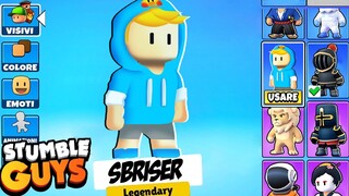 VINCO CON LA MIA SKIN DI SBRISER SEGRETA SU STUMBLE GUYS!!