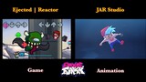 REACTOR x EJECTED Impostor & BF | GAME x FNF Animation