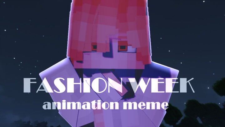 [Sallet]Fashion Week//Minecraft meme