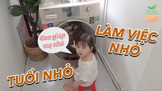 Cam Cam giúp mẹ làm việc nhà ? Đẻ con gái thật tuyệt Vlog 130