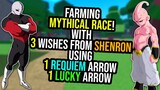 Farming For Mythical Race and Using 1 Requiem and 1 Lucky Arrow in Project XL