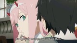 Zero two and Hiro moment