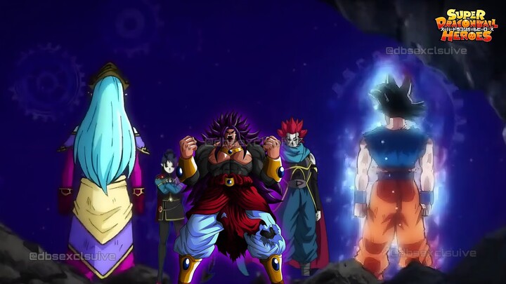 Super Dragon Ball Heroes Episode 47 The Final Conflict: Goku & Aios vs Dark Broly and Demigra!!!