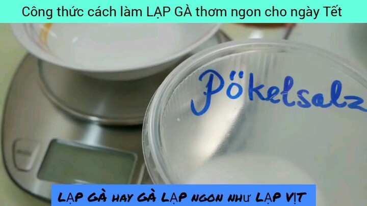 công thức làm lạp gà thơm ngon