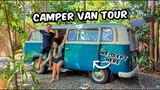 CAMPER VAN TOUR - Living in a Camper Van in the Philippines | VW Kombi Van