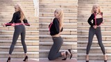 It's you♡ The blonde hot girl who is looking forward to♡~ 4K sexy strap dance☆【Xia Xiaomi】