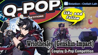 Cosplayer Wriothesley (Genshin Impact) at Cosplay Q-Pop Competition