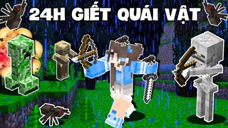 MẶP DORAM THỬ THÁCH 24H GIẾT QUÁI VẬT TRONG MINECRAFT | SINH TỒN MINECRAFT #5