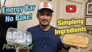 NO-BAKE ENERGY BAR Recipe (walang luto) | FIlipino