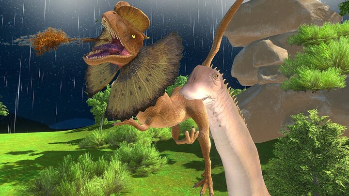 The journey of a Dilophosaurus! - Animal Revolt Battle Simulator