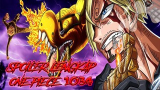 SANJI VS QUEEN!! SANJI MENGELUARKAN COMBO MAUT DAN TAKNIK BARU DEMON WIND!! - REVIEW ONE PIECE 1034