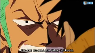 hanya zoro yang mutlak menganggap luffy sebagai kapten😭