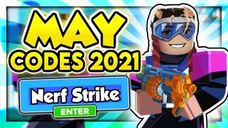 All "New Working Codes 2021 in Roblox Nerf Strike