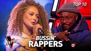 The Best RAPPERS in the Blind Auditions of The Voice | Top 10