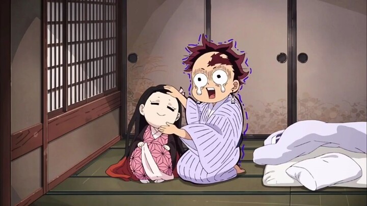 nezuko protect tanjiro wkwkwk